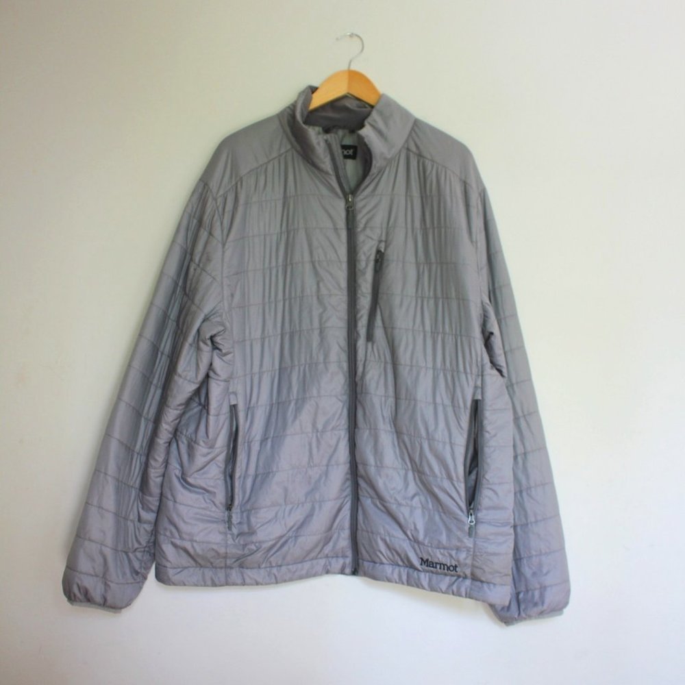 great condition men's marmot down jacket